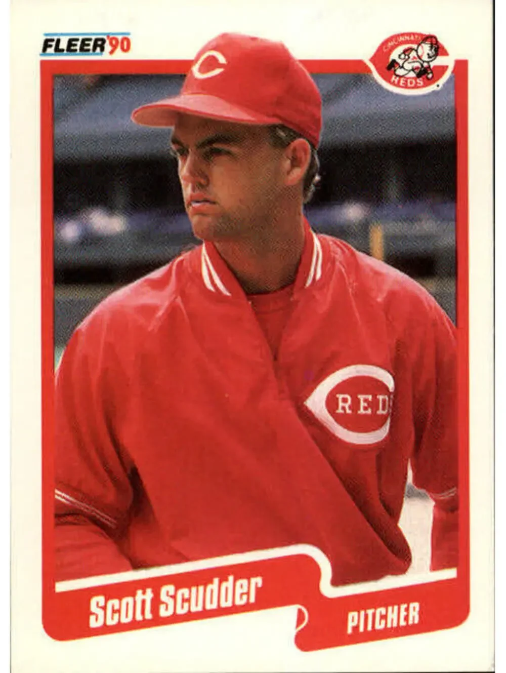 1990 Scott Scudder Fleer Baseball Card #434
